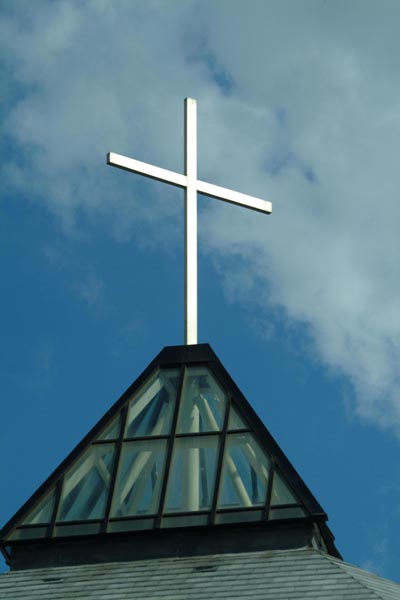 Cross and Church Steeple Cross and Church Steeple
