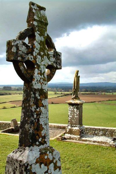 Celtic Cross, also known as High Cross, in Ireland