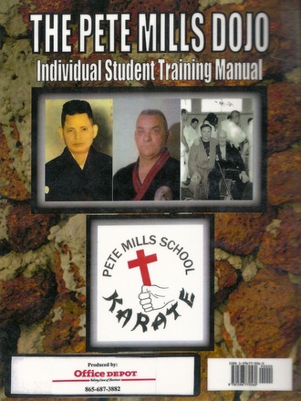 Isshinyru Karate Student Training Manual (Back Cover)